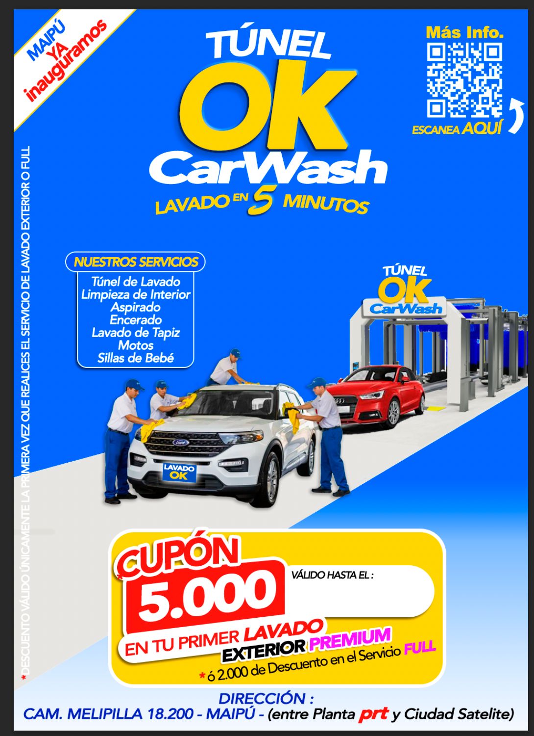 Lavado de autos rápido en Santiago